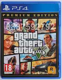 Диск с GTA 5 Grand Theft Auto V Premium PS4 Playstation 4 Плейстейшън
