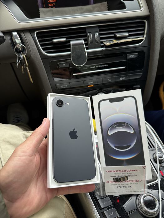 Iphone 16 e black nou  !