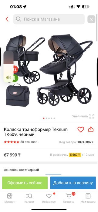 Коляска Teknum TK609