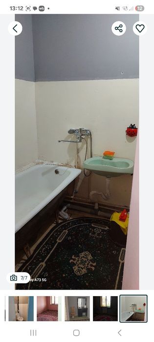 Сдаётся квартира своя 2х комнатная 6 микраене