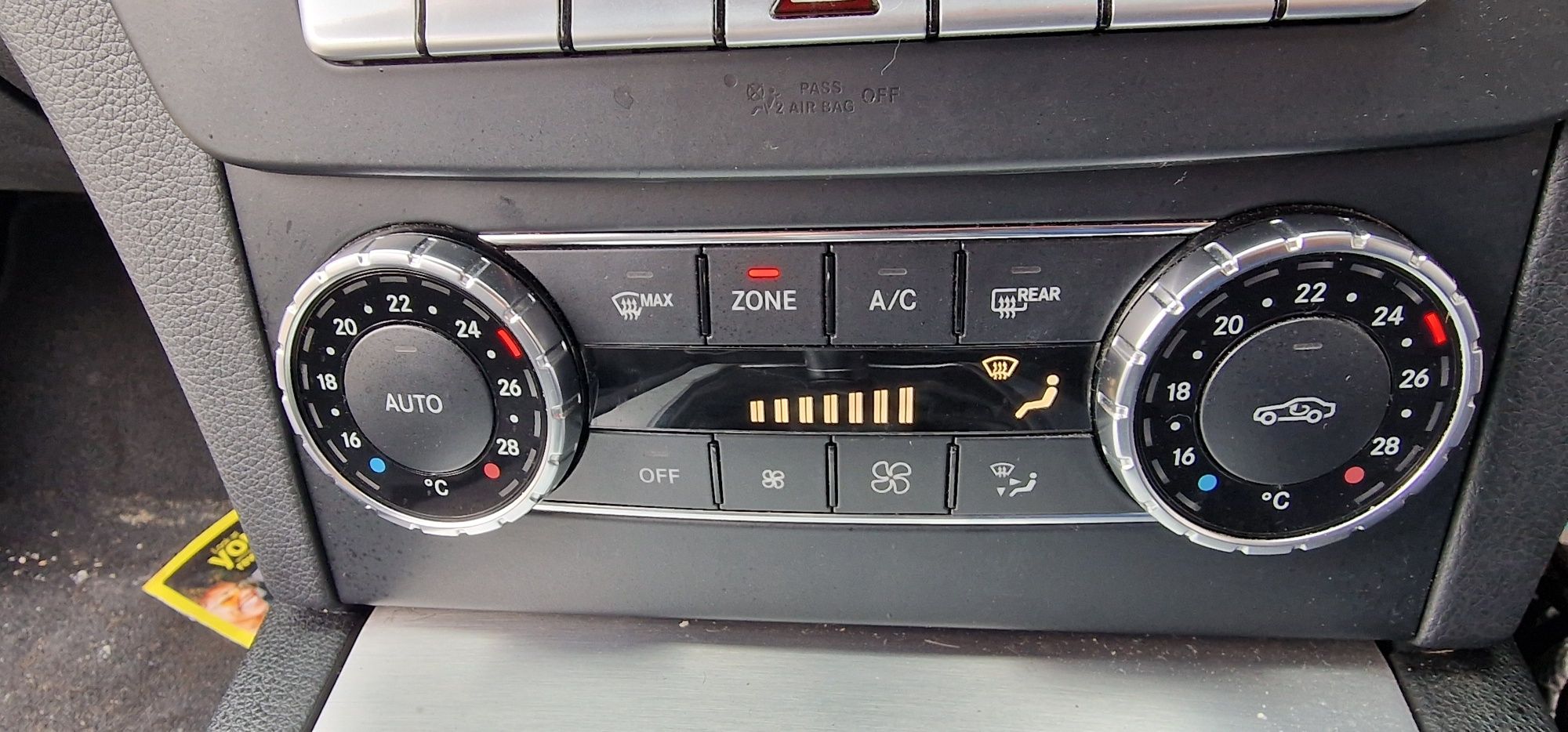 Panou clima mercedes w204 facelift