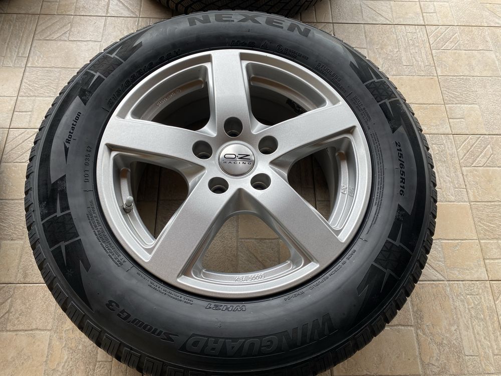 16" 5x114.3 OZ Racing - Nissan Renault Honda Toyota