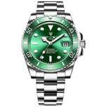 Мъжки часовник Lige Mechanical Watch, Водоустойчив