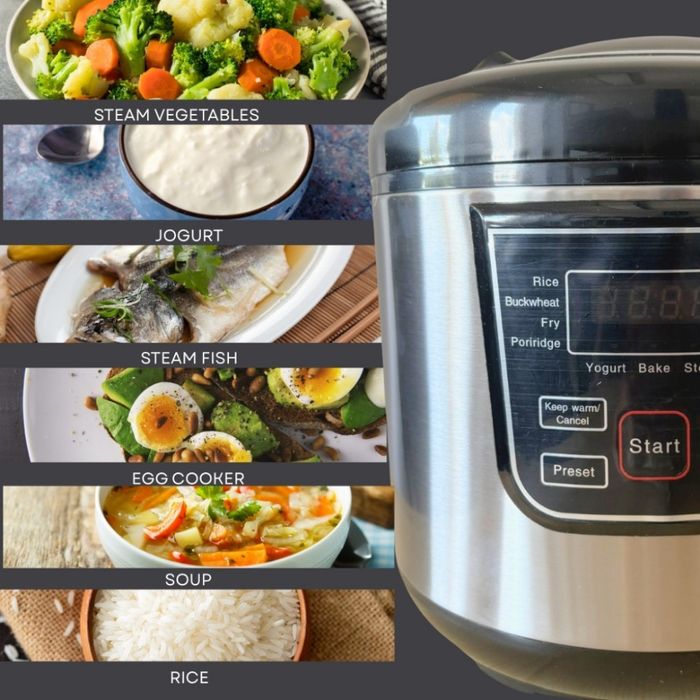 Smart Мултикукър 4L, 700W 
Напрежение: 220–2