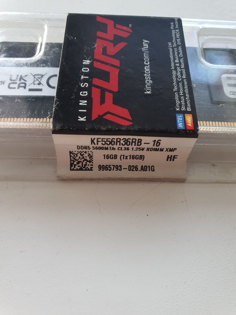 Оперативна память Kingston FURY 16GB DDR 5. 5600