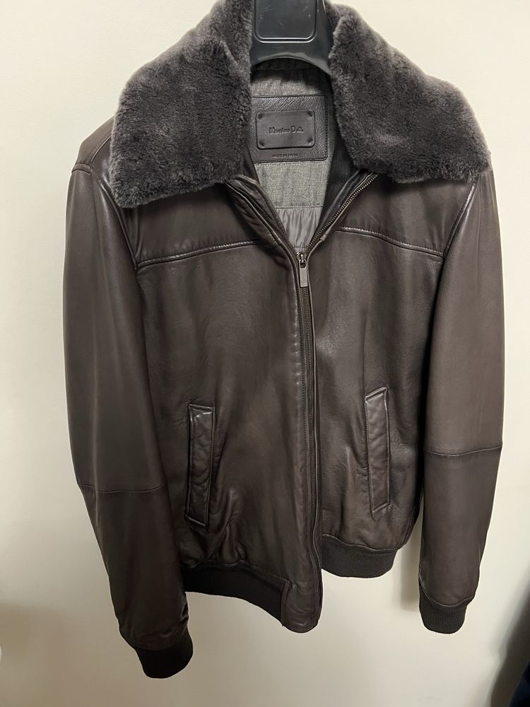 Massimo Dutti geaca de piele 100% originala
