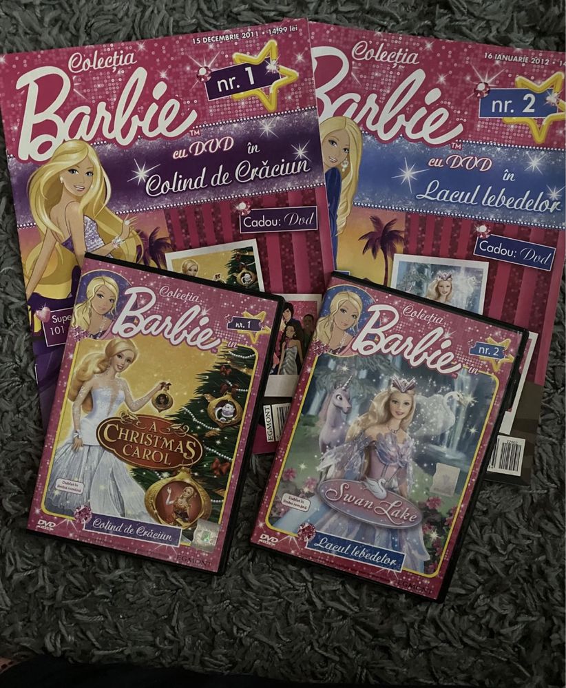 Colectia barbie reviste+dvd-uri