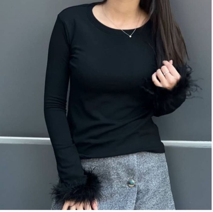 Кофта базовая черная