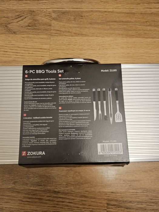 Set 6 piese pentru gratar, inox - Zokura