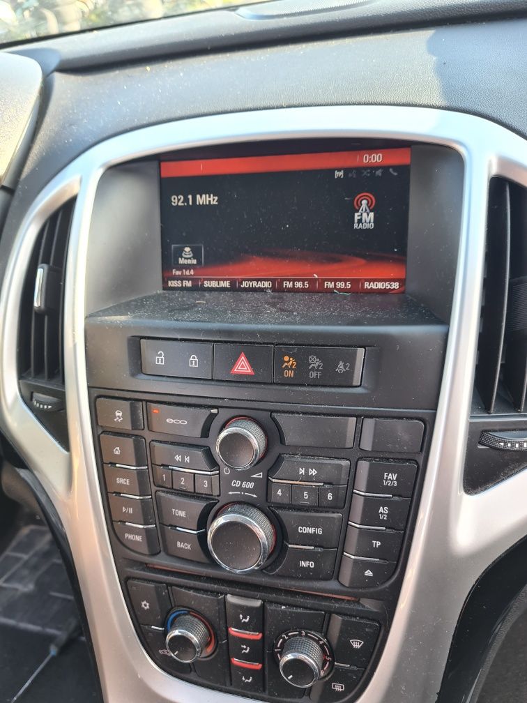 Cd600 radio cd player ecran display butoane Opel Astra J Insignia