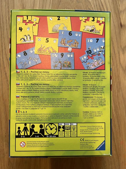 Joc Puzzle 123 Animale Logo