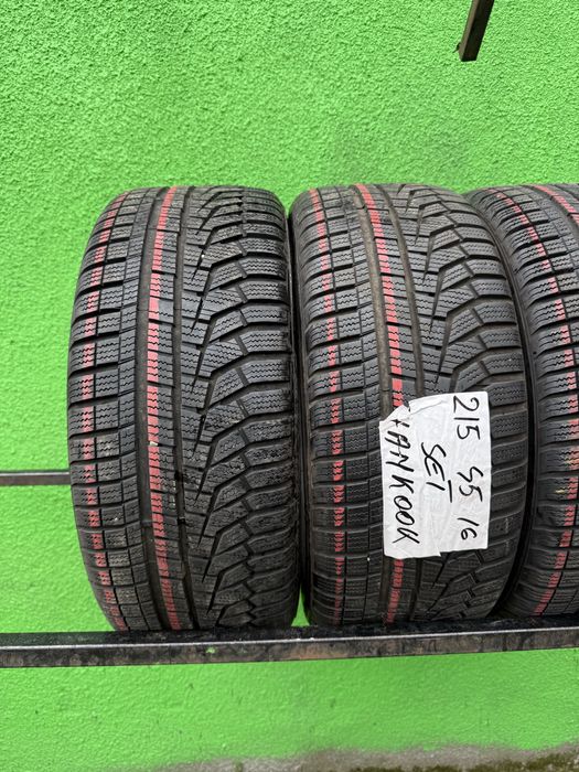 215/45/16 M+S HANKOOK Profil rămas 80% STARE IMPECABILA