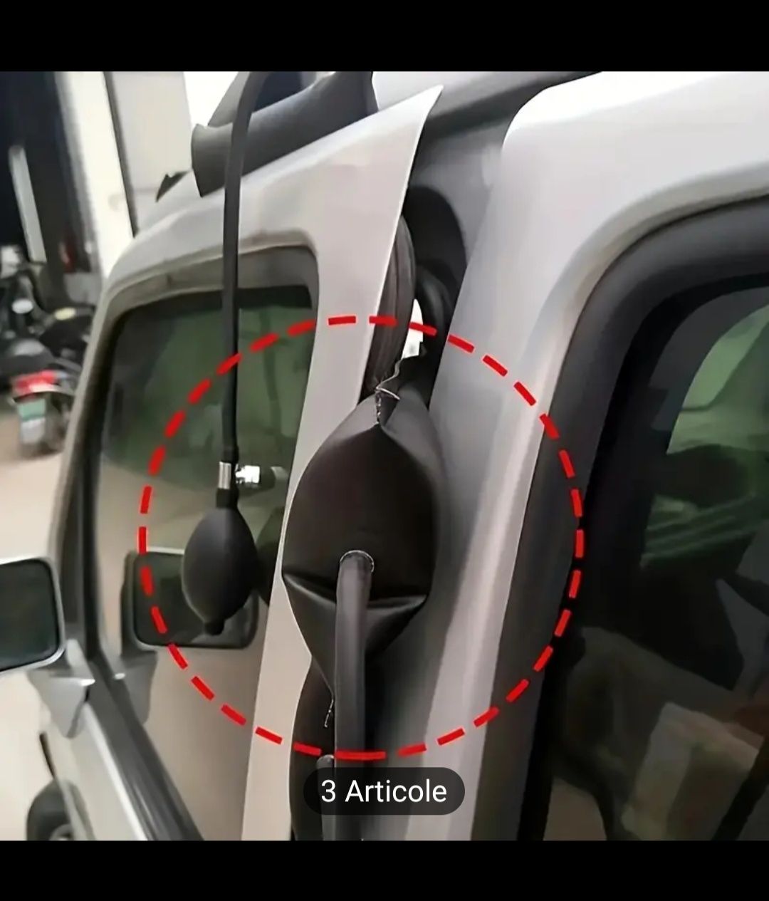 1 instrument de reparare auto, airbag gonflabil reglabil, pompă de aer