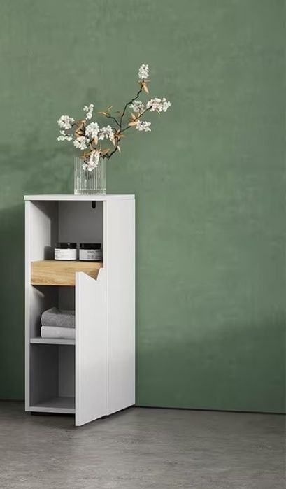 Среден бял шкаф Vicco