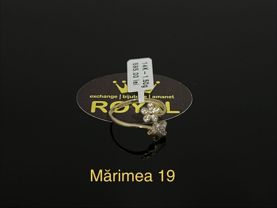Bijuteria Royal CB : Inel dama aur 14k 1,50gr