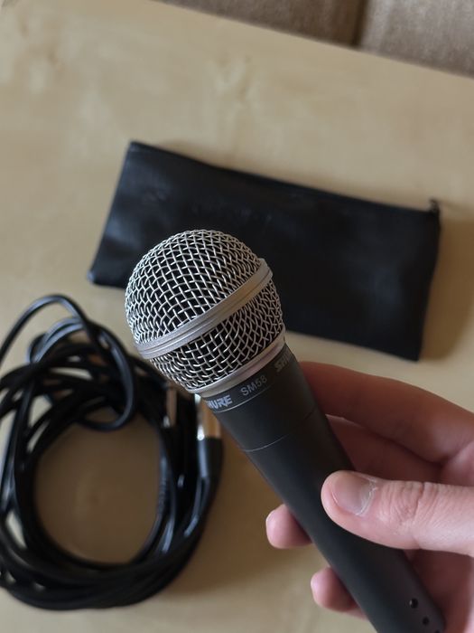 Fake Shure SM58, bun ca props