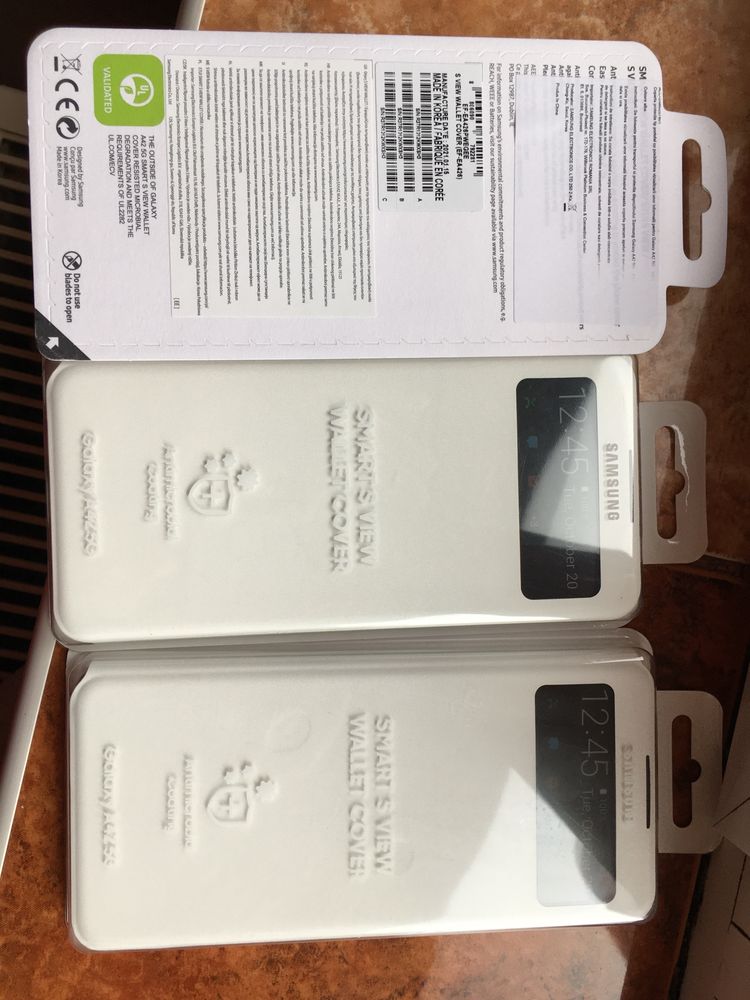 Husa Samsung A71/A42 5G S-View originala alb