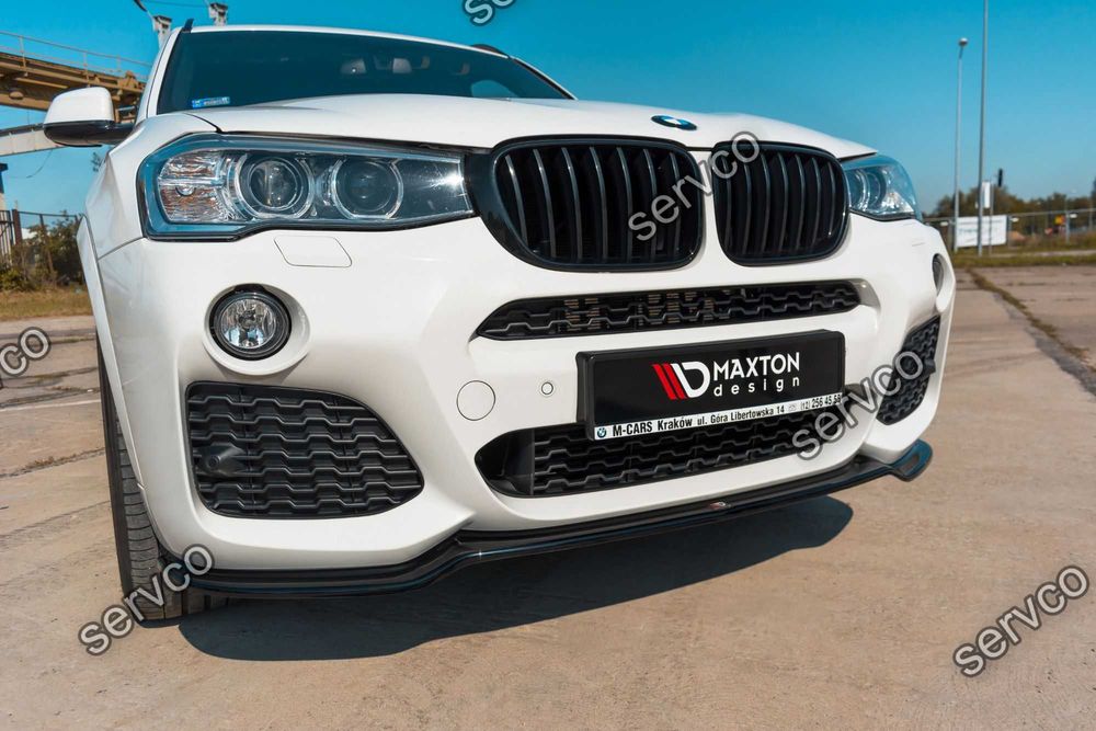 Prelungire bara fata Bmw X3 F25 M-Pack 2014-2017 v1 - Maxton Design