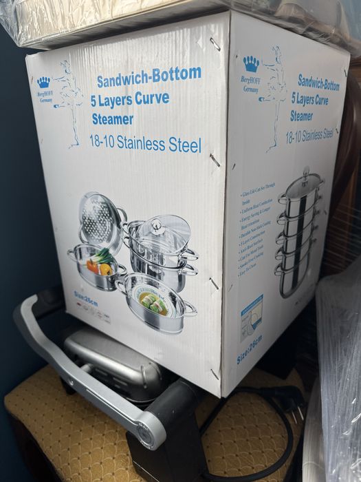 Мантоварка новая.