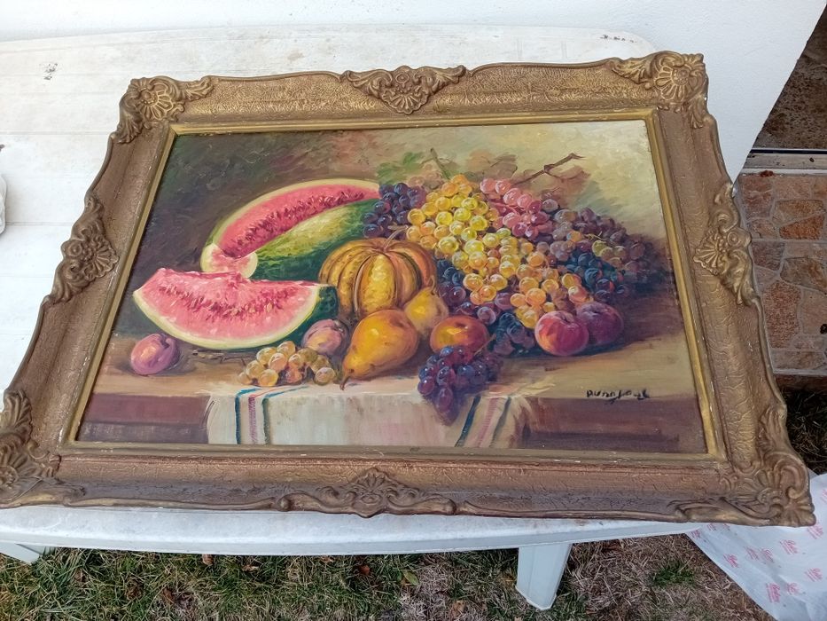 Vând 2 tablouri pi tate an ulei pe panza cu dimensiuni 85/65  si50/60