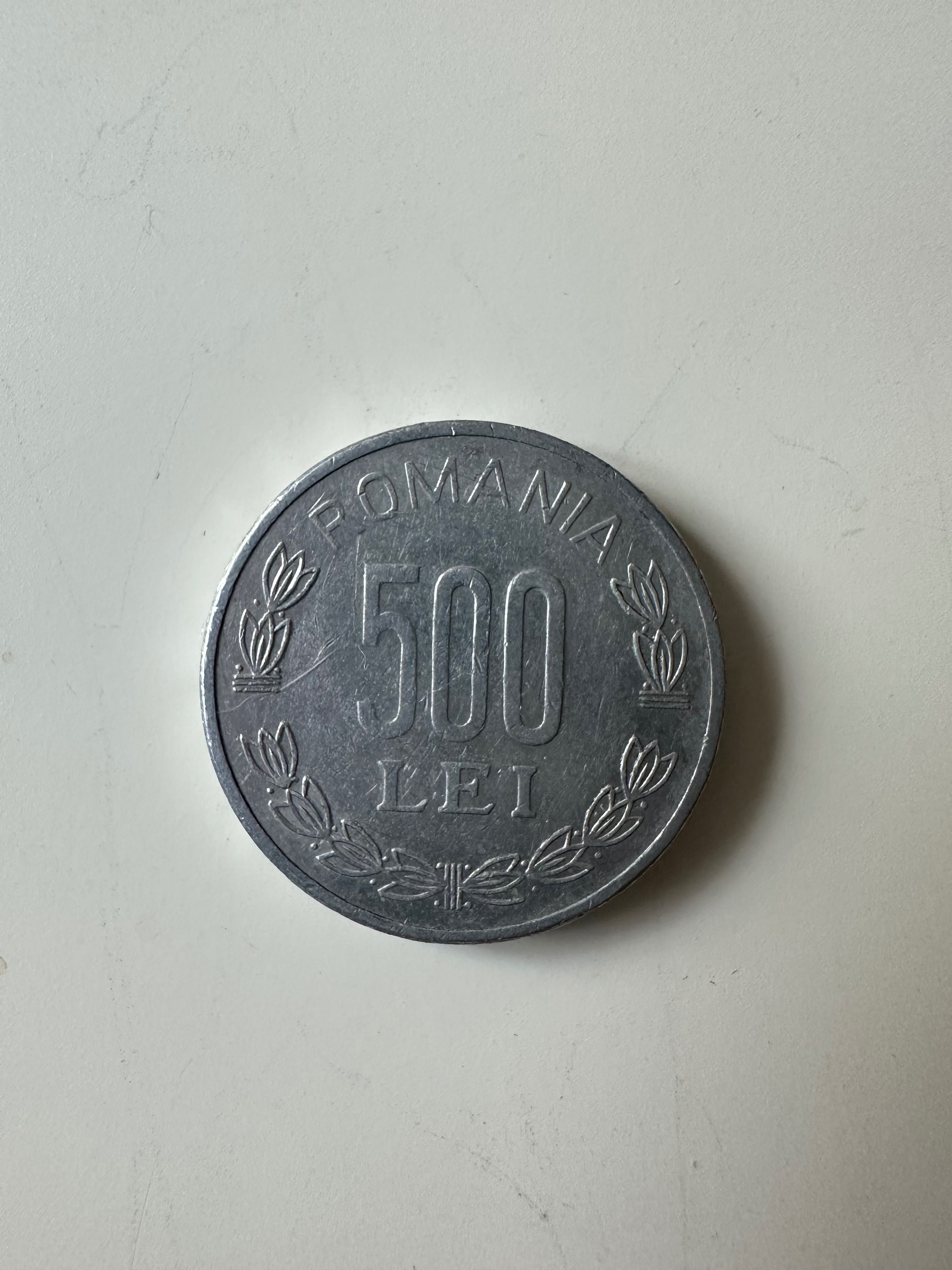 Moneda rara 500 LEI din anul 1999