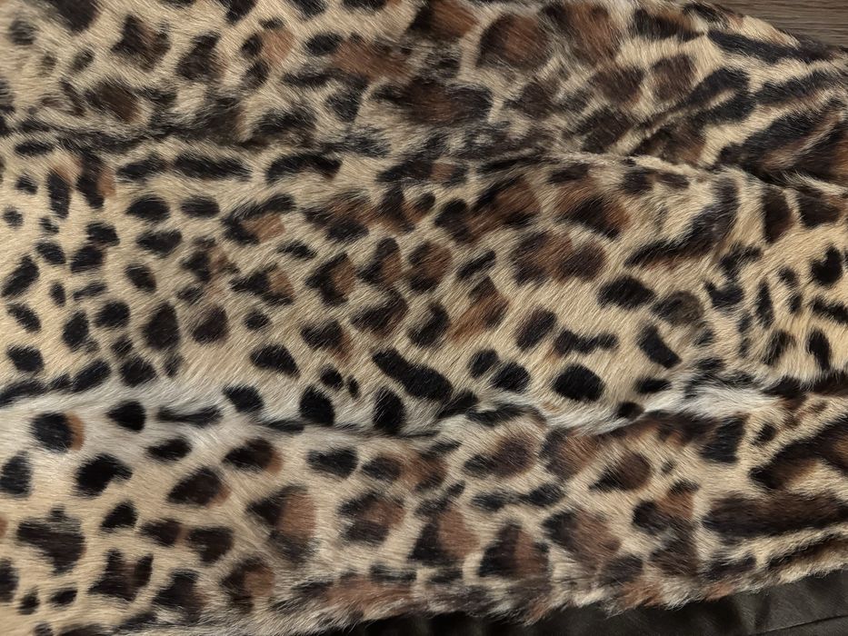 Дамско палто с леопардов принт – еко кожа