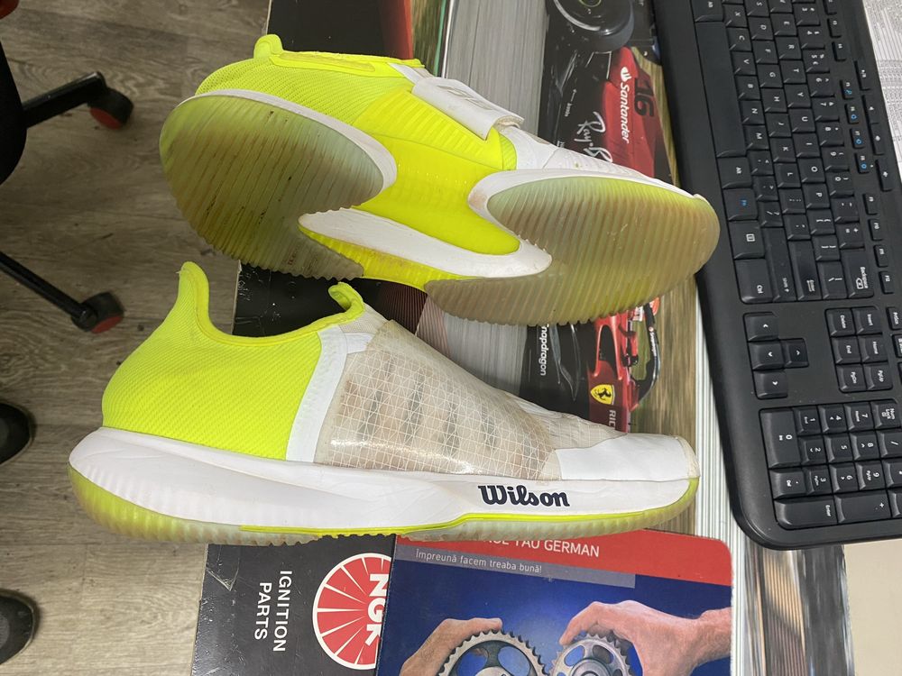 Vand adidasi tenis zgura Wilson