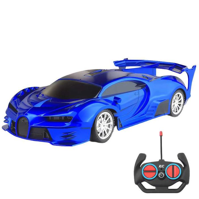 RC кола 1/18 с LED светлини – спортна високоскоростна радиоуправляема