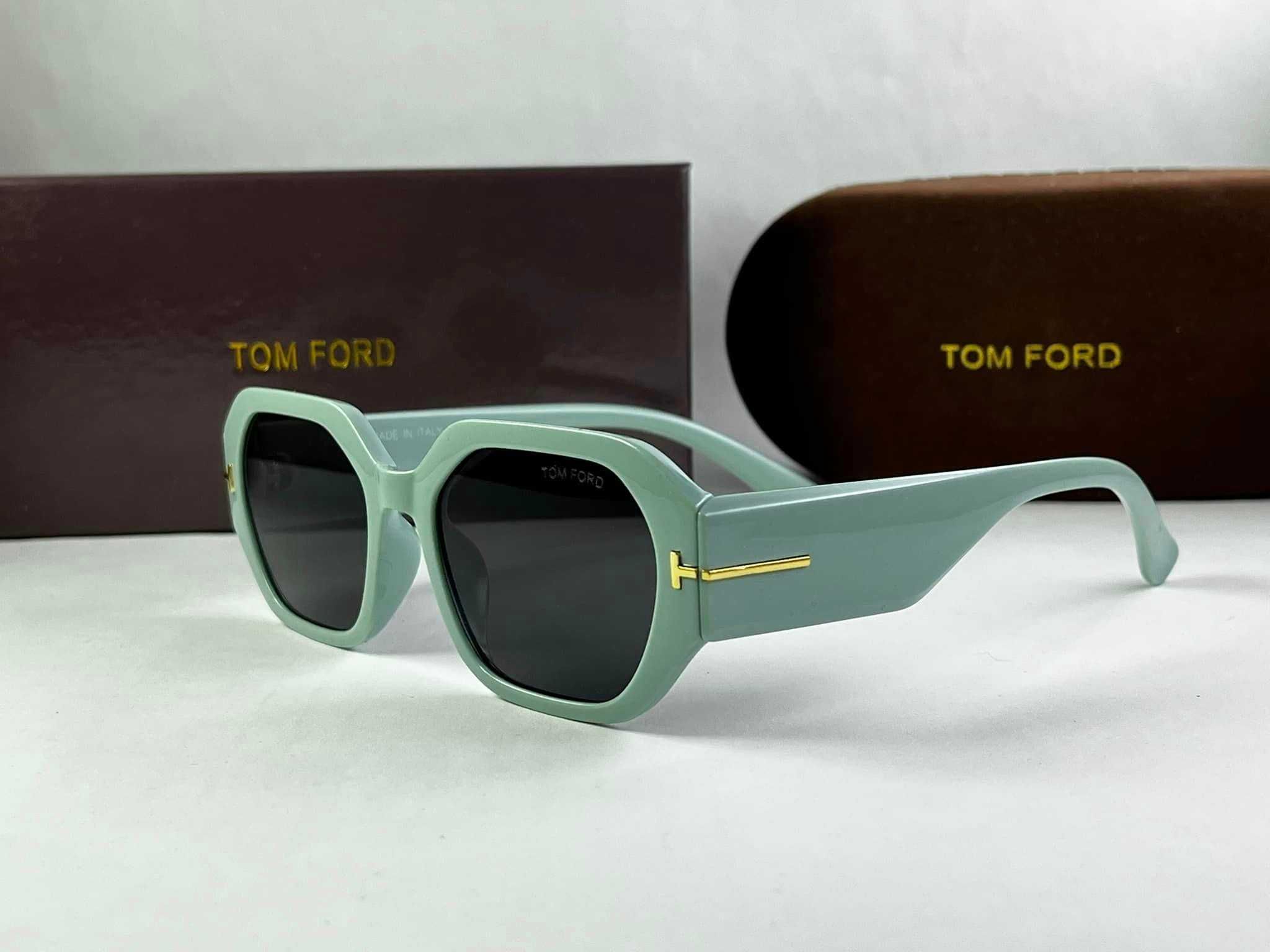 Слънчеви очила Tom Ford Sunglasses Правоъгълни Черни УВ400 защита