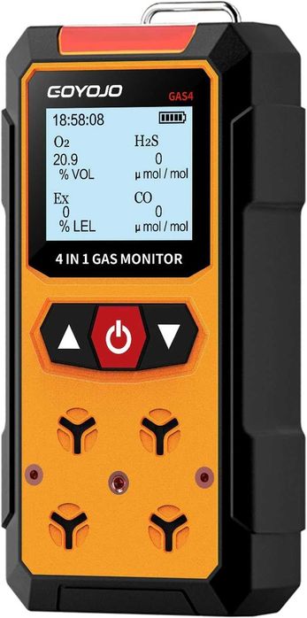 Detector gaz 4-in-1 GOYOJO, portabil, reincarcabil