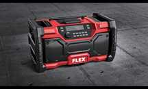 Boxa Bt / Radio Șantier Flex RD 18/12/230 Pt acumulatori 12-18 V