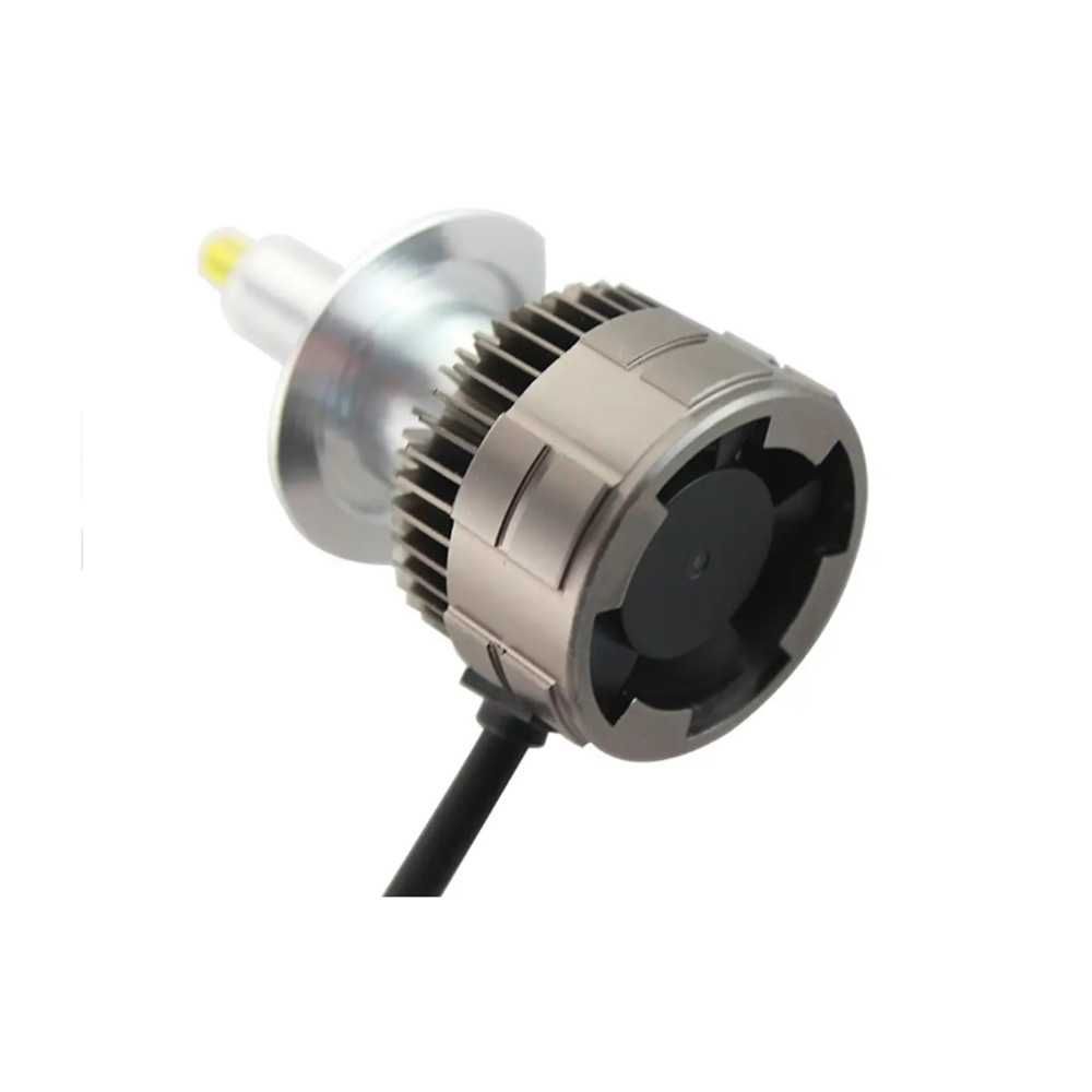 Комплект 3D CSP LED крушки за фарове H7, 12V 100W, 20000 lm, Canbus