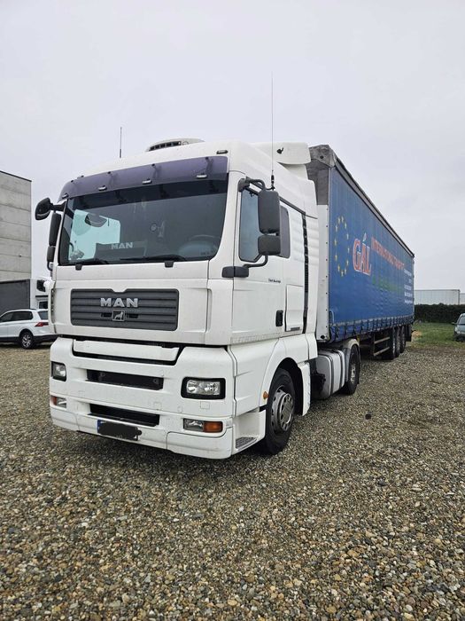 Vand cap tractor MAN si semiremorca SCHMITZ