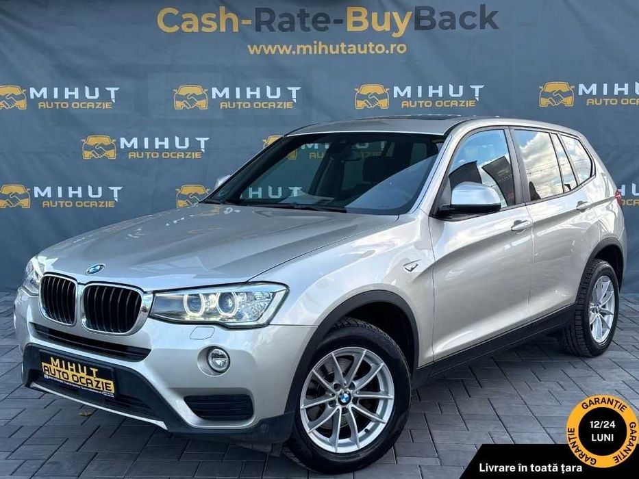 BMW X3 | 2.0 Diesel [190 CP] | 2016 | Rate fixe | Garantie