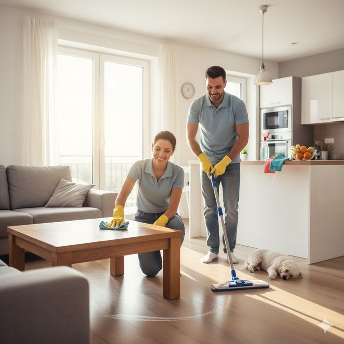 Servicii de curățenie la domiciliu