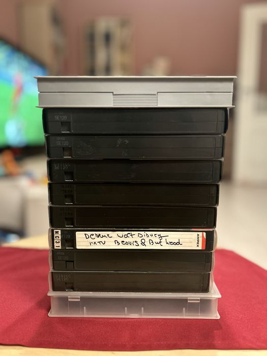 Lot 10 Casete video Ampex SVP JVC  S-VHS SVHS 120 min