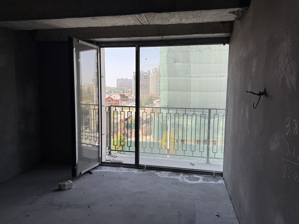 Нукусская Новостройка Nukus Avenue 2 комнатная 5 этаж, 71м2. Черновая