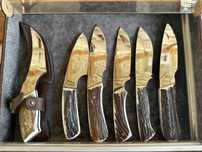 Cutit , cutite vanatoresc , jupuit , macelar , corn de cerb
