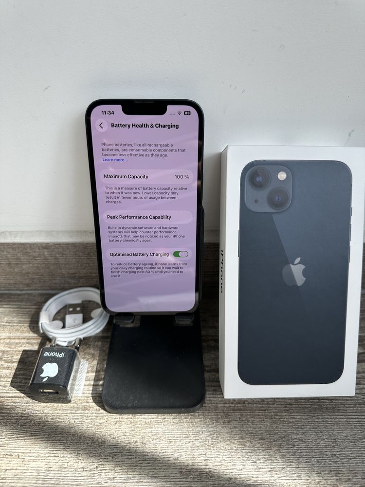 iPhone 13 128GB/100% battery