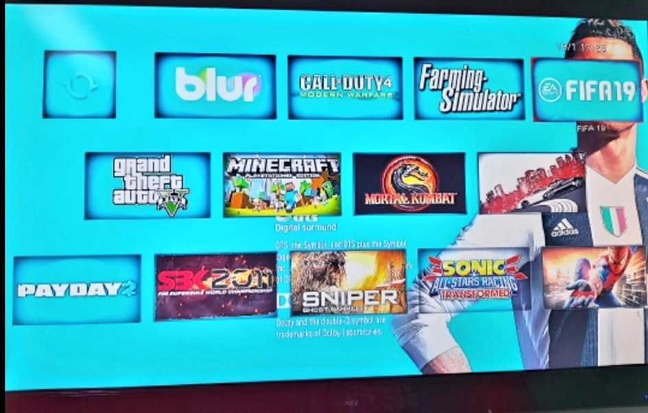 PlayStation 3 Slim Full Fifa19 M Kombat GTA5 Minecraft Spiderman Nfs