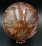 Cristale/Minerale - Cuart Hematoid Rosu-sfera din piatra semipretioasa