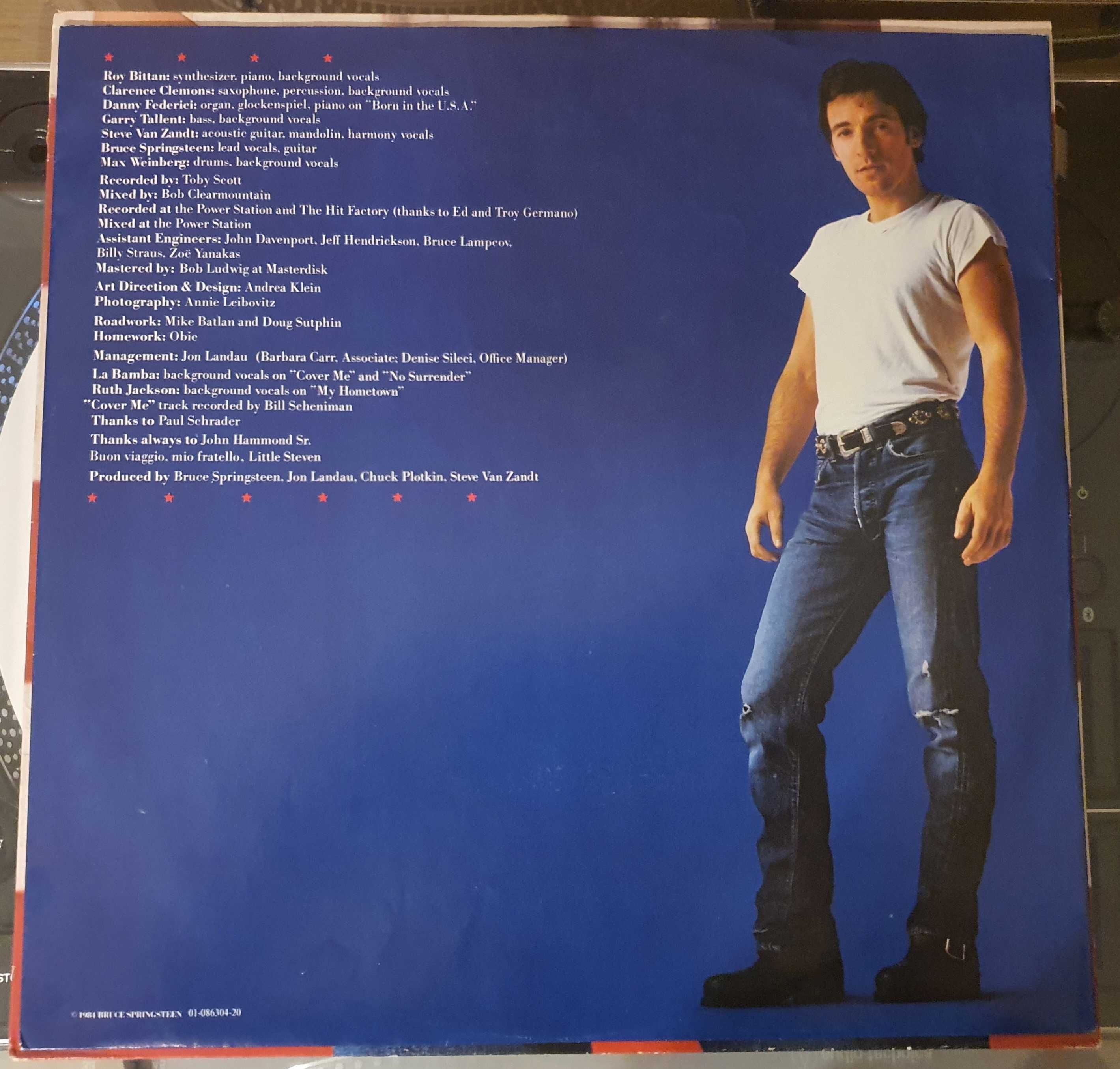 Vinyl Bruce Springsteen Born In The U.S.A. prima presă din EU din 84'.