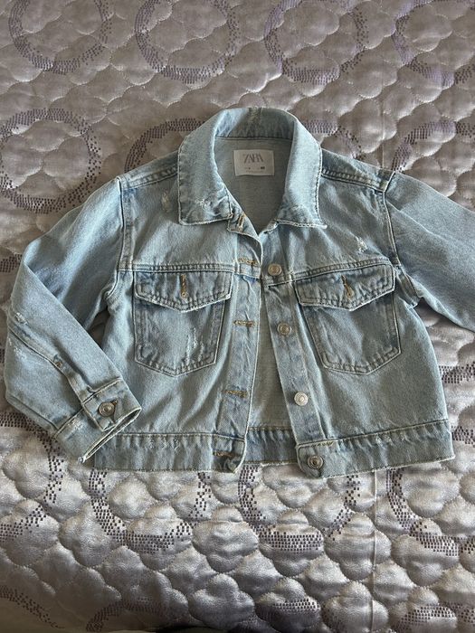 Детско дънково яке 122 размер, Zara