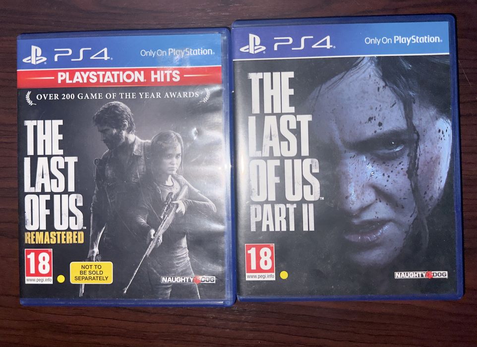 Продавам The Last of Us Remastered + The Last of Us Part II (PS4)