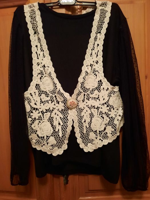 Vesta dama din dantela de bumbac mărimea 40