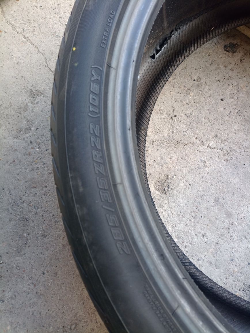 4 anvelope Yokohama 2x285/35 R22 si 2x315/30 R22 dot 2419