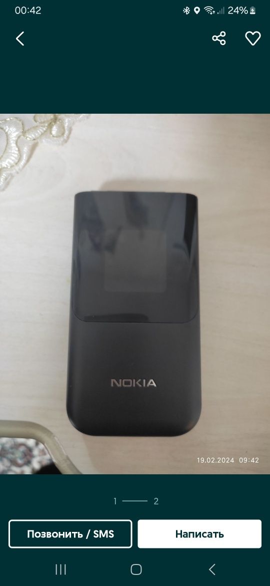 Nokia 2720 xolati yengi 1 martta zaryatka qldim