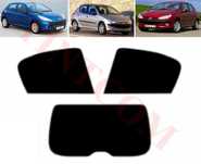 Peugeot 206 (5 врати, хечбек, 99 - 10) Фолио за затъмняване на стъкла