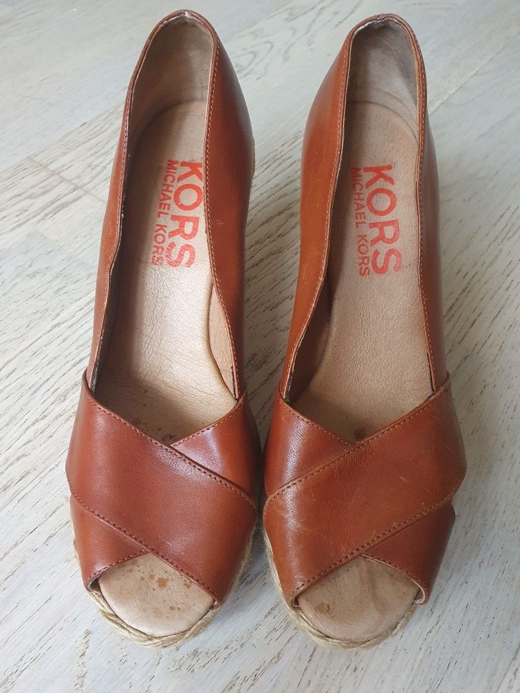 Sandale piele naturală Michael Kors