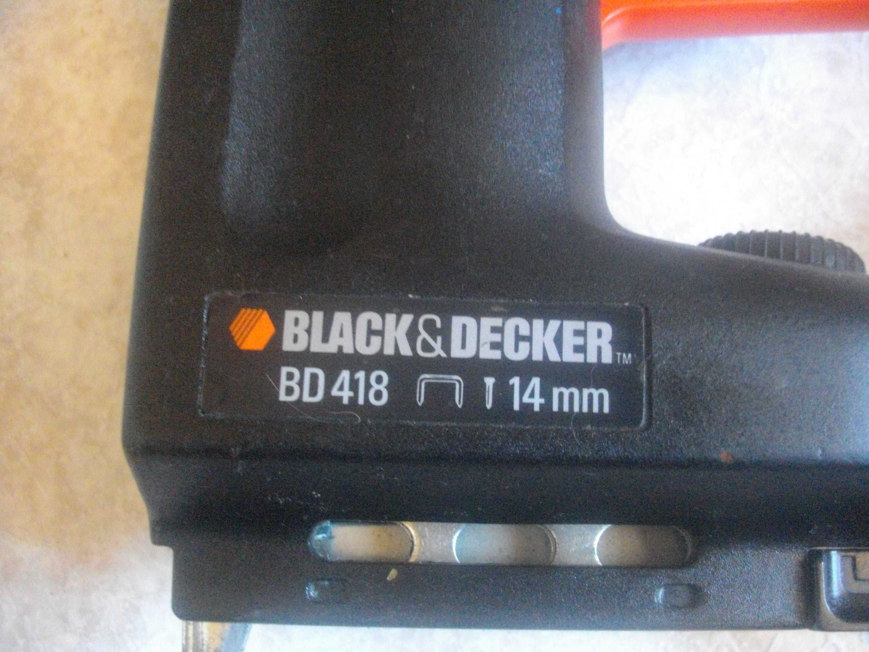 ЗА ЧАСТИ/РЕМОНТ-Електрически Такер-6-18мм-Black Decker/Meister/Craft